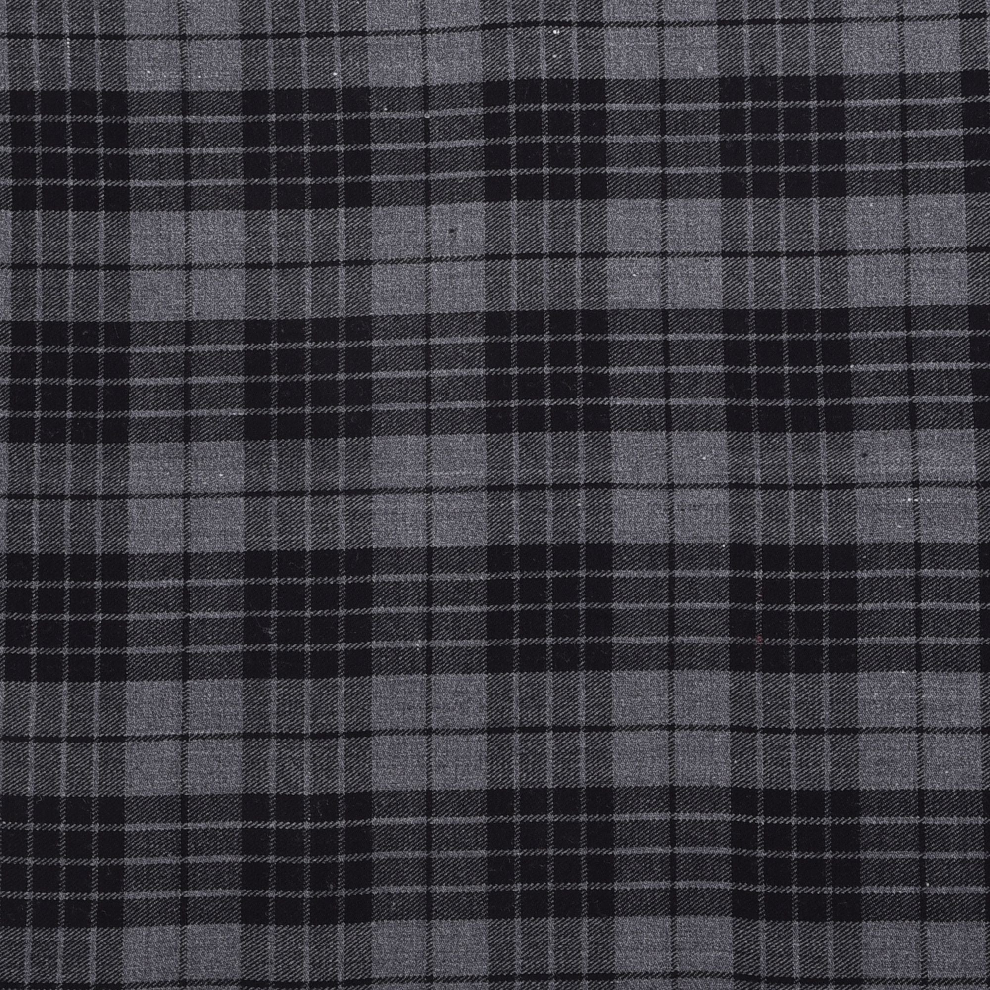 Scottish 16oz Tartan Plaid Fabric By The Yard - Grey Watch Tartan