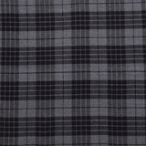 Scottish 16oz Tartan Plaid Fabric By The Yard - Grey Watch Tartan