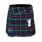 Women's 16'' MacKenzie Tartan Pleated Billie Kilt Skirt