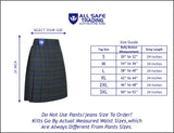 Mens Kilt for Sports, Our Golf Kilt Perfect for Traditional Scottish Clothing, Black Watch Tartan Kilt