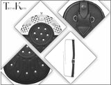 Premium Leather Sporran for Men - Ideal Kilt Accessories for Men, Scottish Kilt Sporran with Chain Belt Art # 7