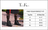 Scottish Square Kilt Hose for Men, Ribbed Socks for USA Shoe Sizes - Light Grey