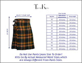 5 Yard Buchanan Hunting Tartan Kilt size