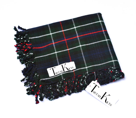 Scottish Men's Kilt Tartan Fly Plaid - Mackenzie