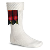 Scottish Tartan Kilt Flashes with Elastic Adjusters Buchanan