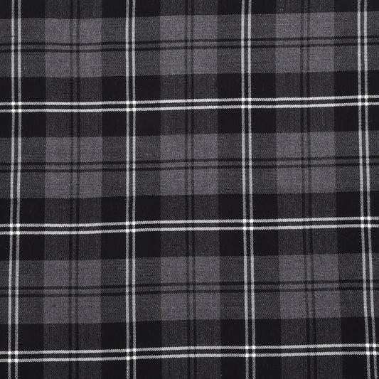 Scottish 16oz Tartan Plaid Fabric By The Yard - Granite Tartan