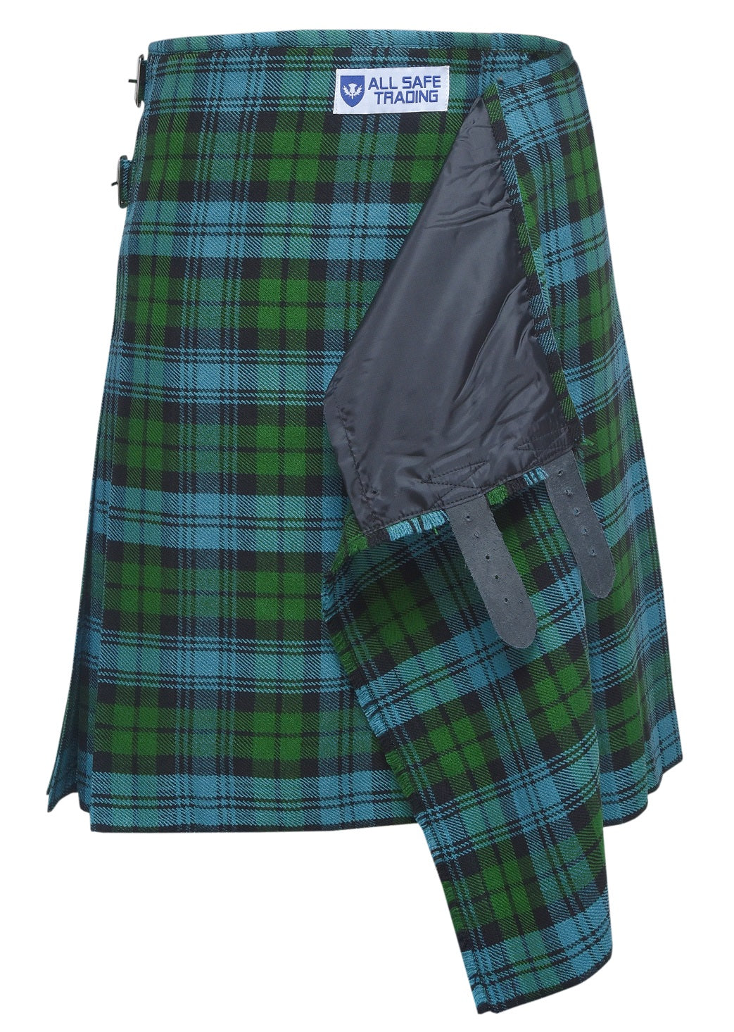 Men's 8 Yard Kilt for Men, Men's Deluxe Kilt, Scottish Tartan Kilt, Highland Wedding Kilt, Campbell Ancient Kilt