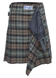 Men's 8 Yard Kilt for Men, Men's Deluxe Kilt, Scottish Tartan Kilt, Highland Wedding Kilt, Black Watch Weathered Kilt