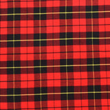 Scottish 16oz Tartan Plaid Fabric By The Yard - Wallace Tartan