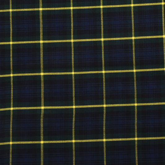 Scottish 16oz Tartan Plaid Fabric By The Yard - Gordon Tartan