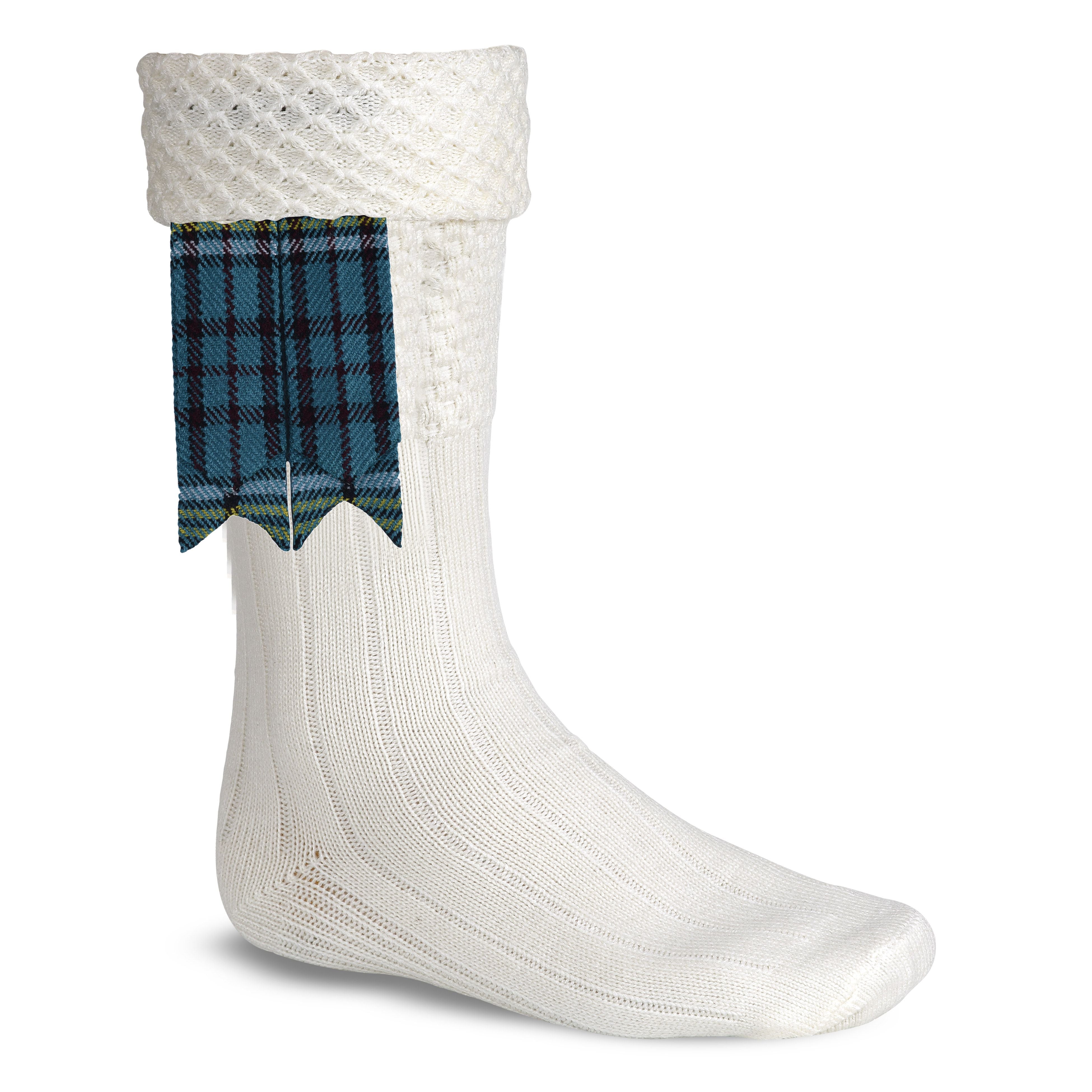 Scottish Tartan Kilt Flashes with Elastic Adjusters Anderson