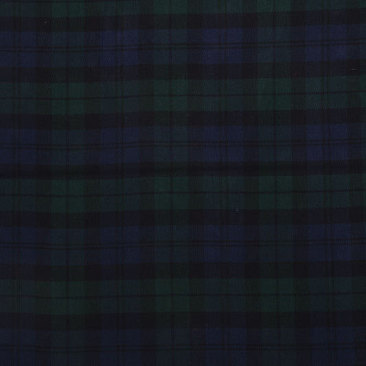 Scottish 16oz Tartan Plaid Fabric By The Yard - Black Watch Tartan