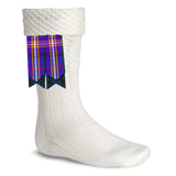 Scottish Tartan Kilt Flashes with Elastic Adjusters Masonic