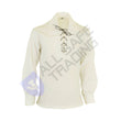 Scottish Off White Ghillie Jacobite Jacobean Shirt
