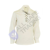 Scottish Off White Ghillie Jacobite Jacobean Shirt