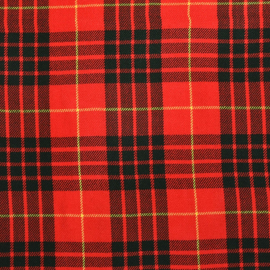 Scottish 13oz Tartan Plaid Fabric By The Yard - Cameron Tartan