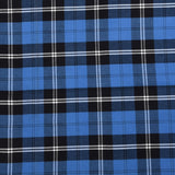 Scottish 16oz Tartan Plaid Fabric By The Yard - Blue Ramsay Tartan