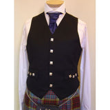 Scottish Argyle 5 Buttons Kilt Flaps Waistcoat/Vest