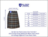 Mens Kilt for Sports, Our Golf Kilt Perfect for Traditional Scottish Clothing, Black Watch Weathered Tartan Kilt