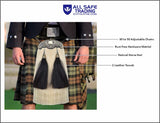 Premium Leather Sporran for Men - Ideal Kilt Accessories for Men, Scottish Kilt Sporran with Chain Belt Art # 11