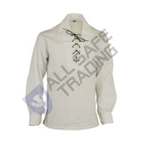 Scottish White Ghillie Jacobite Jacobean Shirt