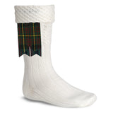 Scottish Tartan Kilt Flashes with Elastic Adjusters Muir