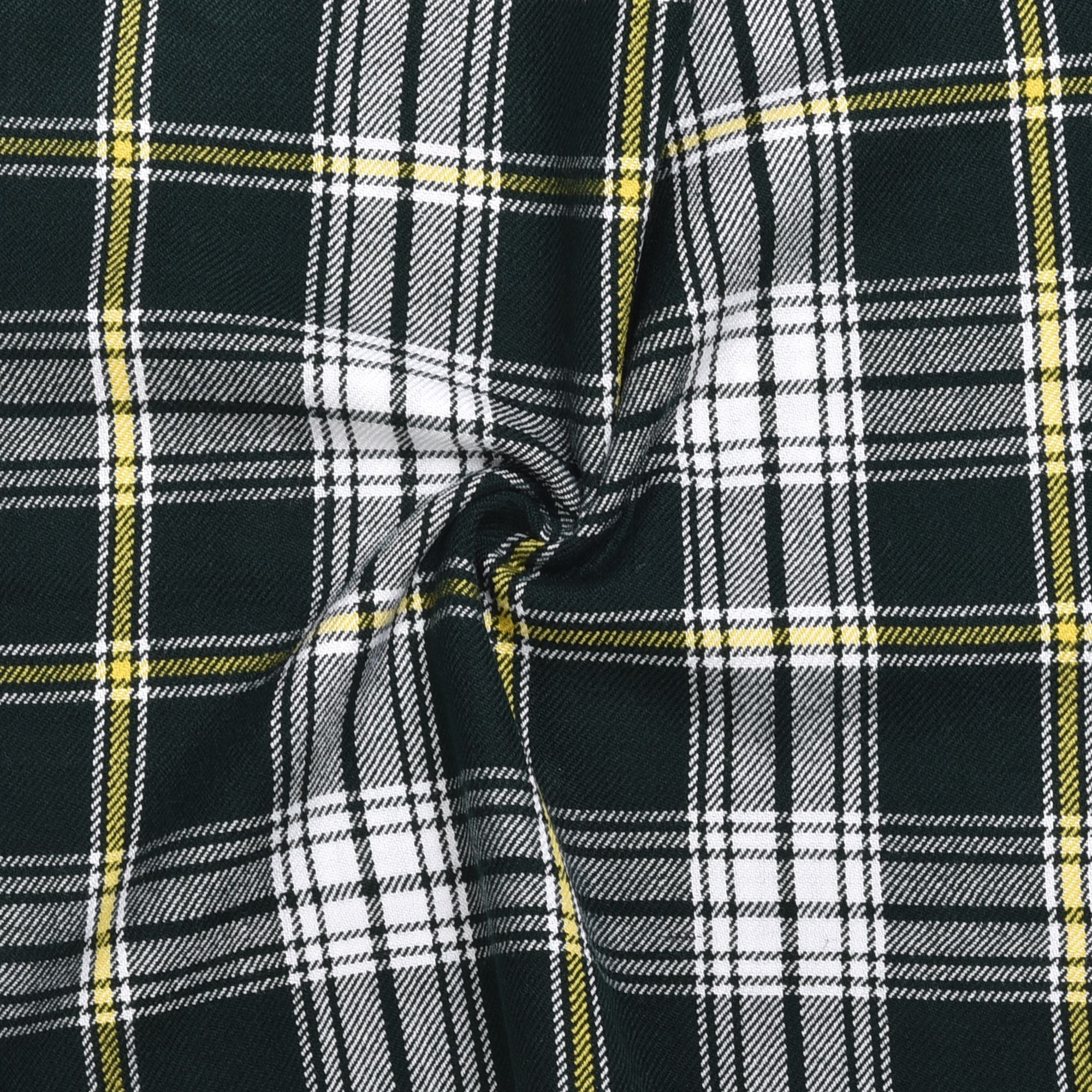 Scottish 13oz Tartan Plaid Fabric By The Yard - St. Patrick Tartan
