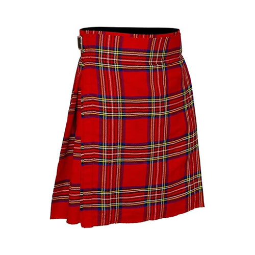 Authentic Scottish Men's Tartan Kilts - Highland Light Weight Value Kilt Embrace Your Heritage with Comfort Royal Stewart Tartan Kilt