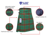 Men's 8 Yard Kilt for Men, Men's Deluxe Kilt, Scottish Tartan Kilt, Highland Wedding Kilt, Tara Murphy Kilt