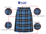 Mens Kilt for Sports, Our Golf Kilt Perfect for Traditional Scottish Clothing, Blue Ramsay Tartan Kilt