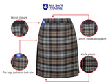 Mens Kilt for Sports, Our Golf Kilt Perfect for Traditional Scottish Clothing, Black Watch Weathered Tartan Kilt