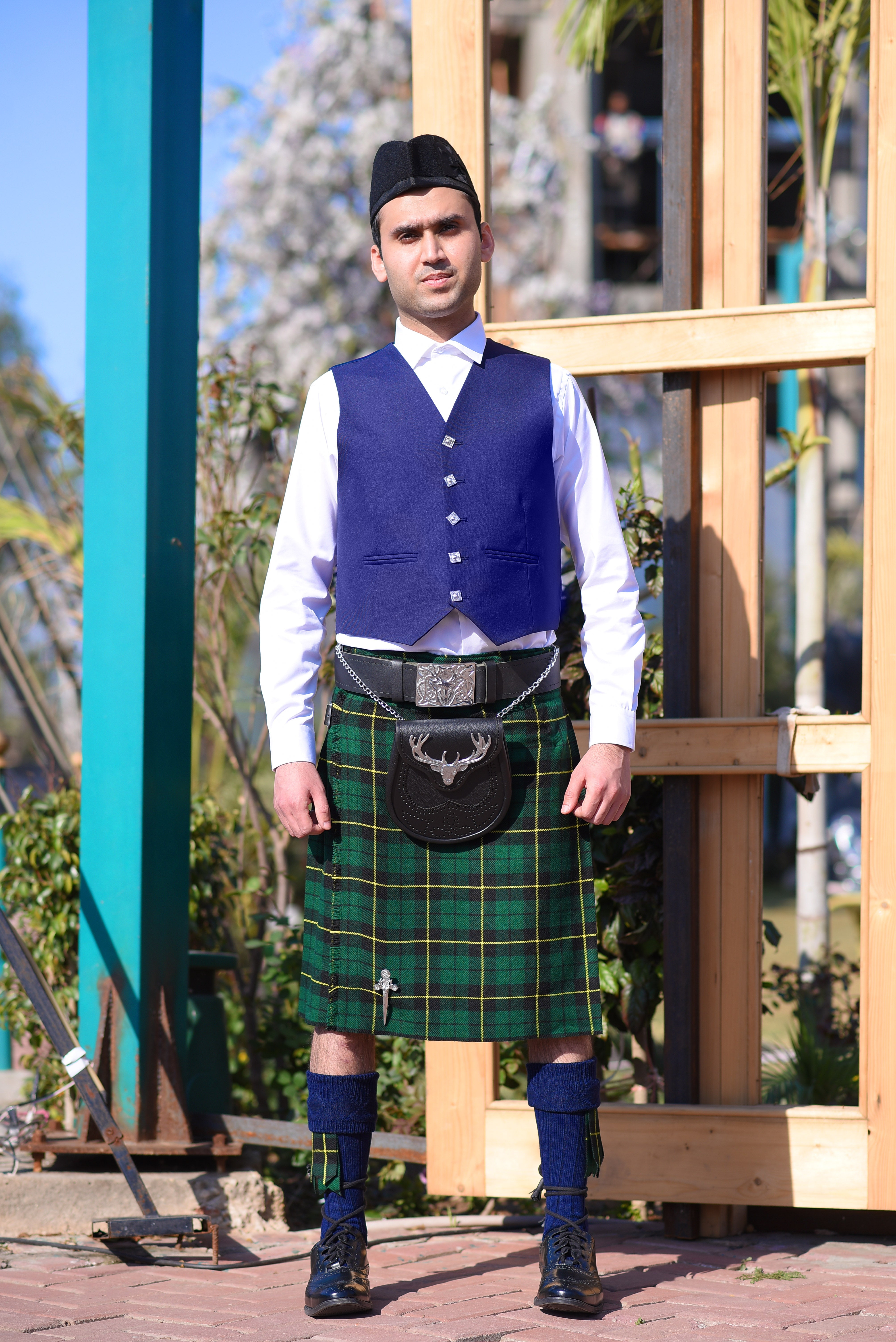 Men's 8 Yard Kilt for Men, Men's Deluxe Kilt, Scottish Tartan Kilt, Highland Wedding Kilt, Anderson Kilt