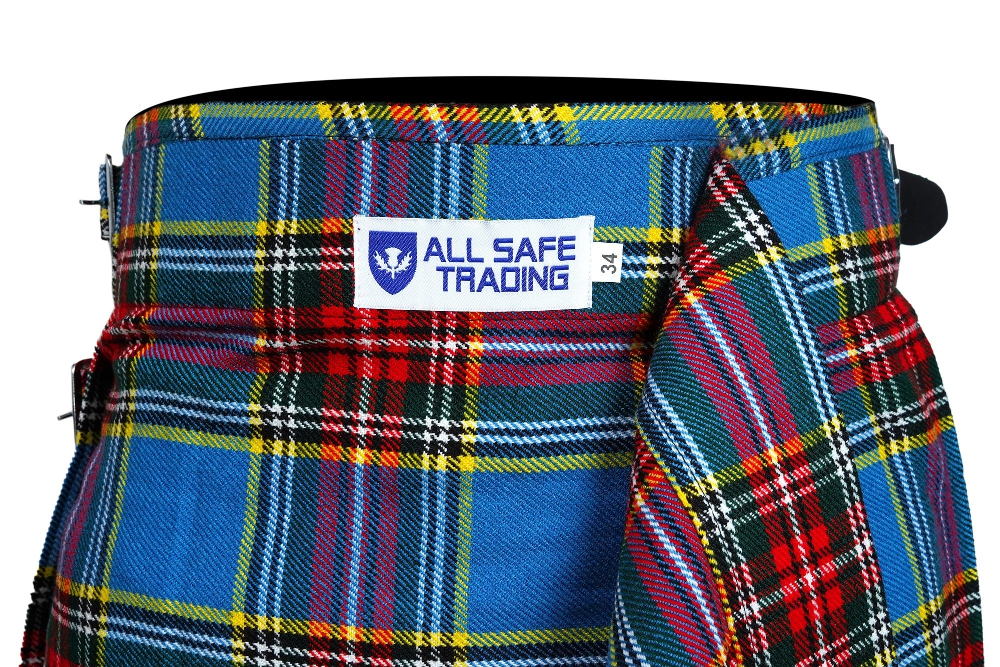 Men's 5 Yard Scottish Tartan Kilt, Highland Wedding Kilt, Macbeth Tartan Kilt