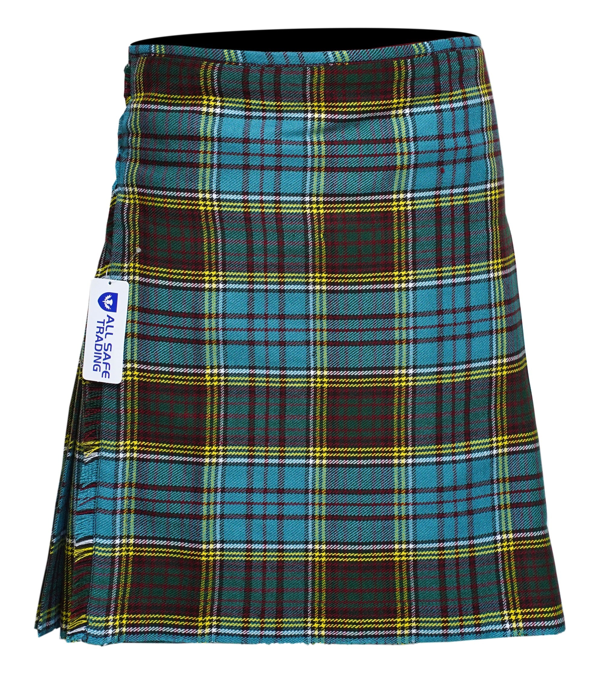 Men's 8 Yard Kilt for Men, Men's Deluxe Kilt, Scottish Tartan Kilt, Highland Wedding Kilt, Anderson Kilt