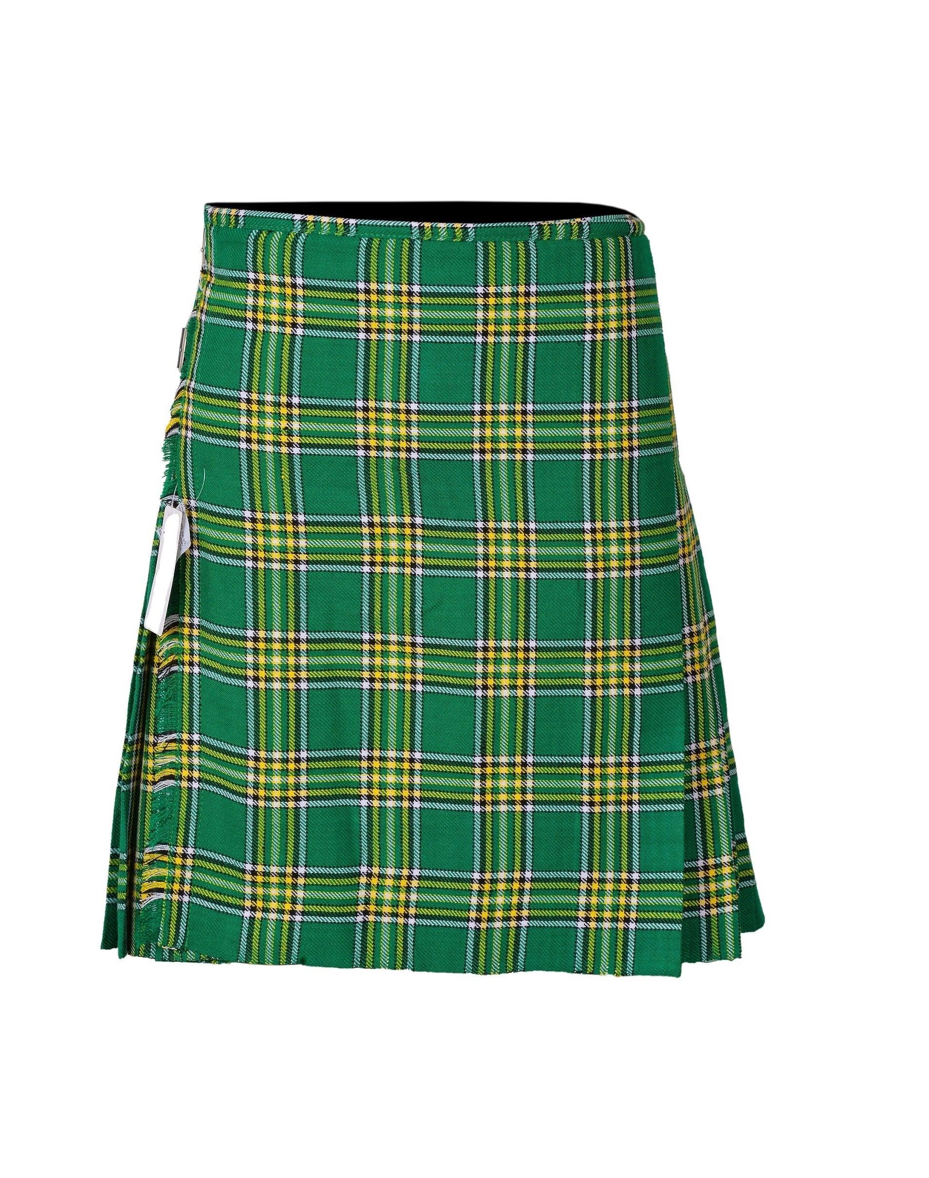 Scottish Traditional Tartan Kilt for Kids, Boys and Girls Toddler Kilts with Ease of Size - Irish Heritage Tartan