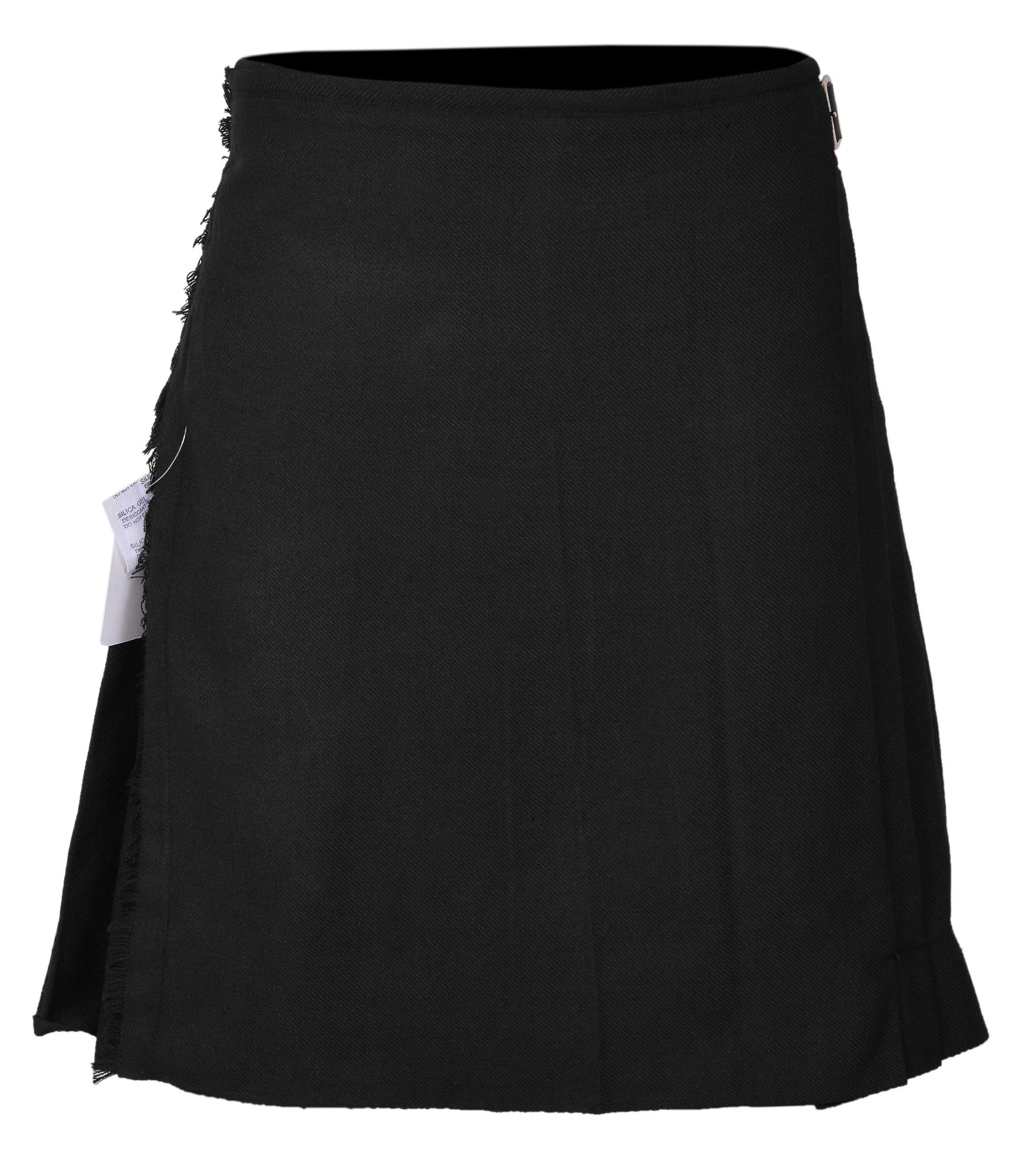 Men's 8 Yard Kilt for Men, Men's Deluxe Kilt, Scottish Tartan Kilt, Highland Wedding Kilt, Plain Black Kilt