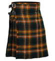 Men's 5 Yard Scottish Tartan Kilt, Highland Wedding Kilt, Buchanan Hunting Tartan Kilt