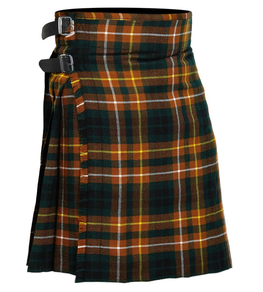 Men's 5 Yard Scottish Tartan Kilt, Highland Wedding Kilt, Buchanan Hunting Tartan Kilt
