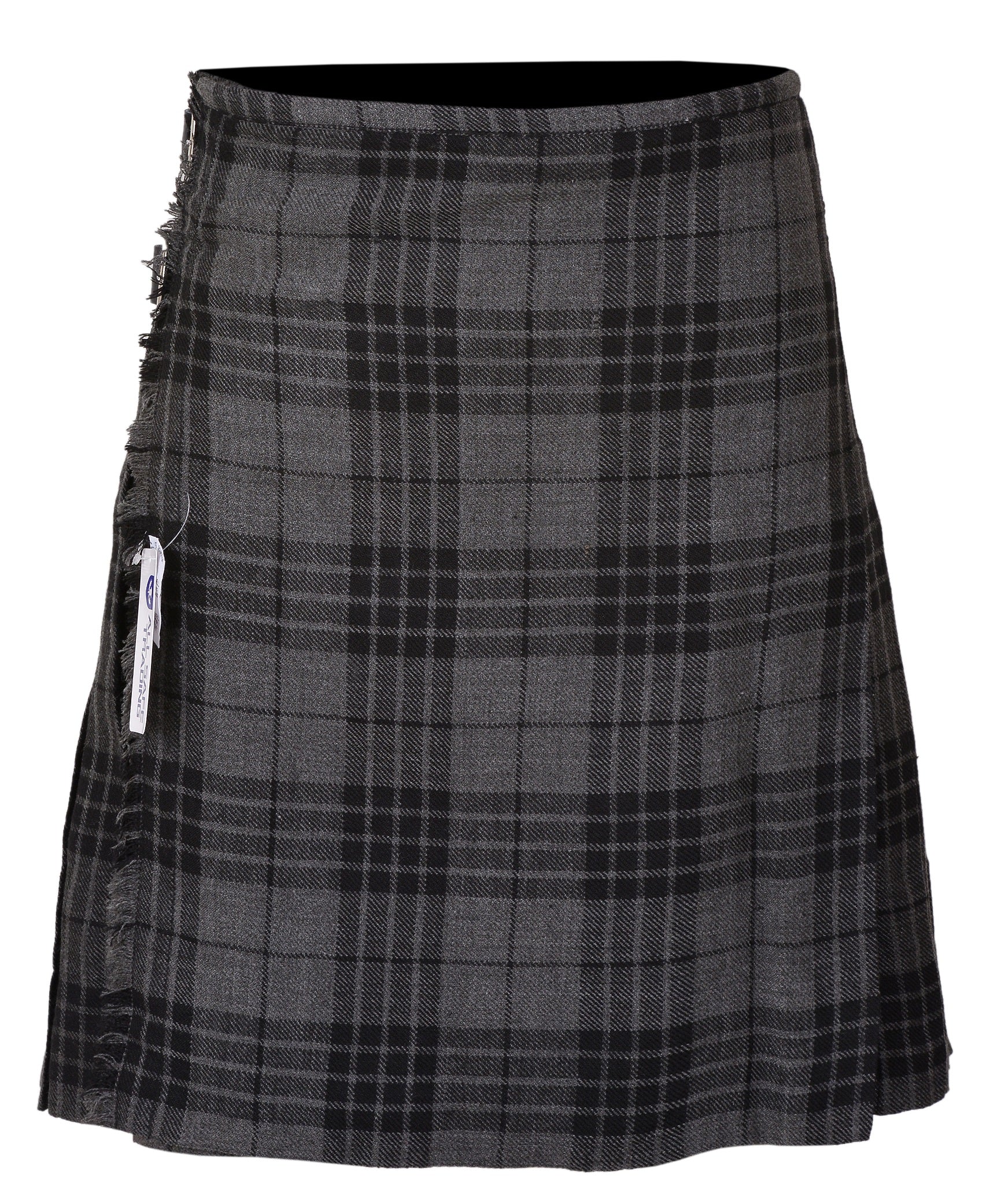 Men's 8 Yard Kilt for Men, Men's Deluxe Kilt, Scottish Tartan Kilt, Highland Wedding Kilt, Grey Watch Kilt