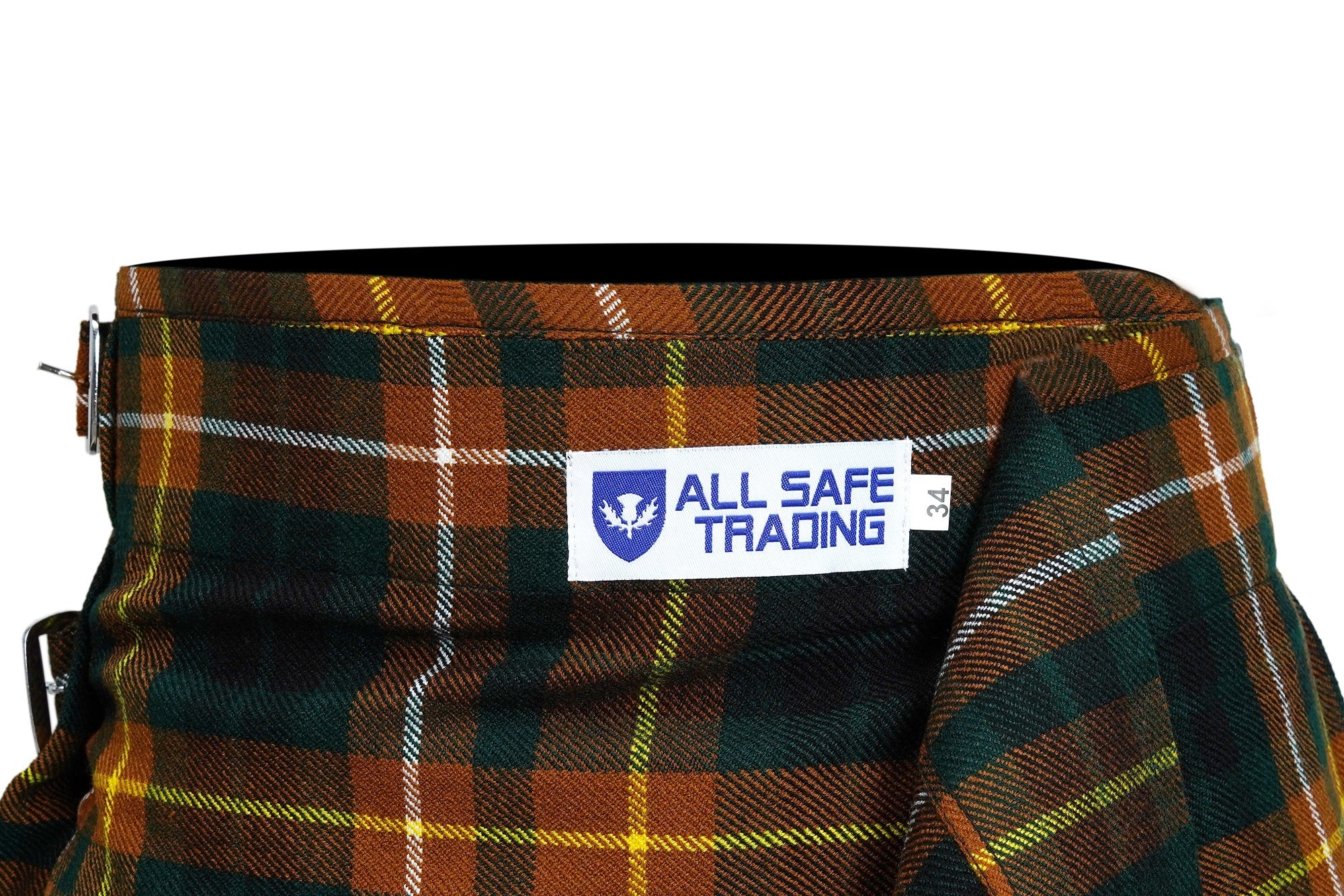 Men's 5 Yard Scottish Tartan Kilt, Highland Wedding Kilt, Buchanan Hunting Tartan Kilt