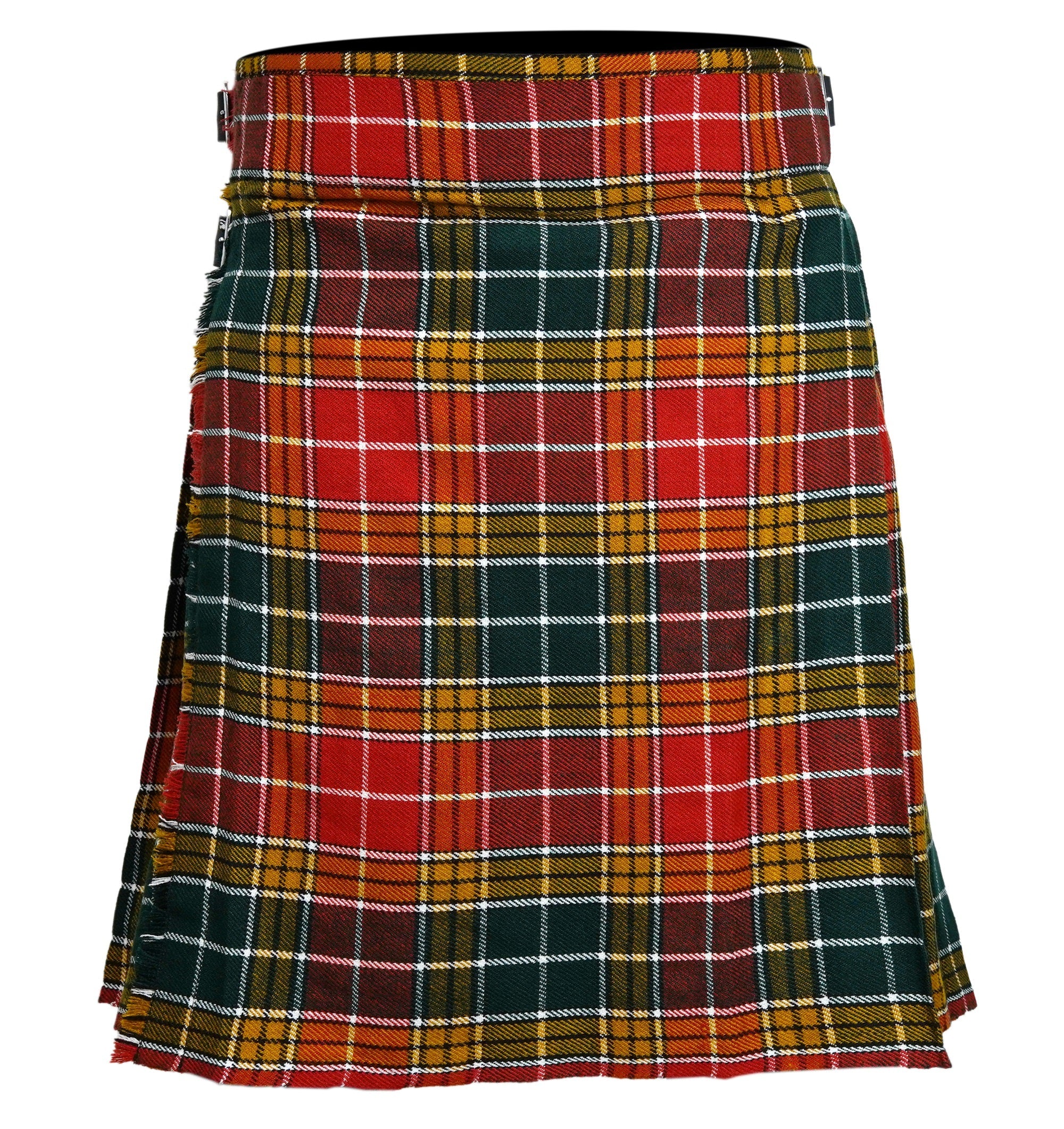Men's 5 Yard Scottish Tartan Kilt, Highland Wedding Kilt, Buchanan Ancient Tartan Kilt