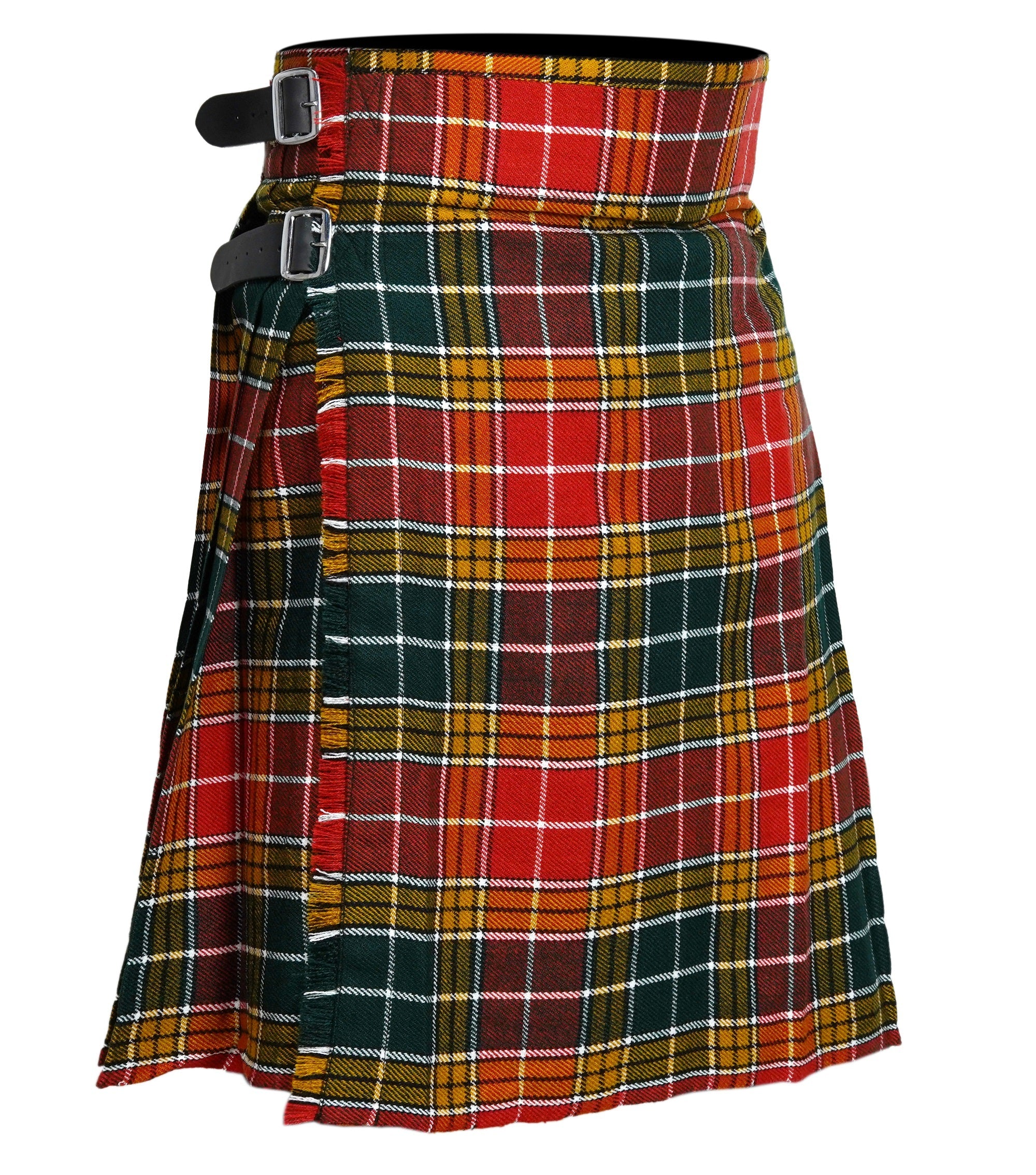 Men's 5 Yard Scottish Tartan Kilt, Highland Wedding Kilt, Buchanan Ancient Tartan Kilt