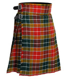 Men's 5 Yard Scottish Tartan Kilt, Highland Wedding Kilt, Buchanan Ancient Tartan Kilt