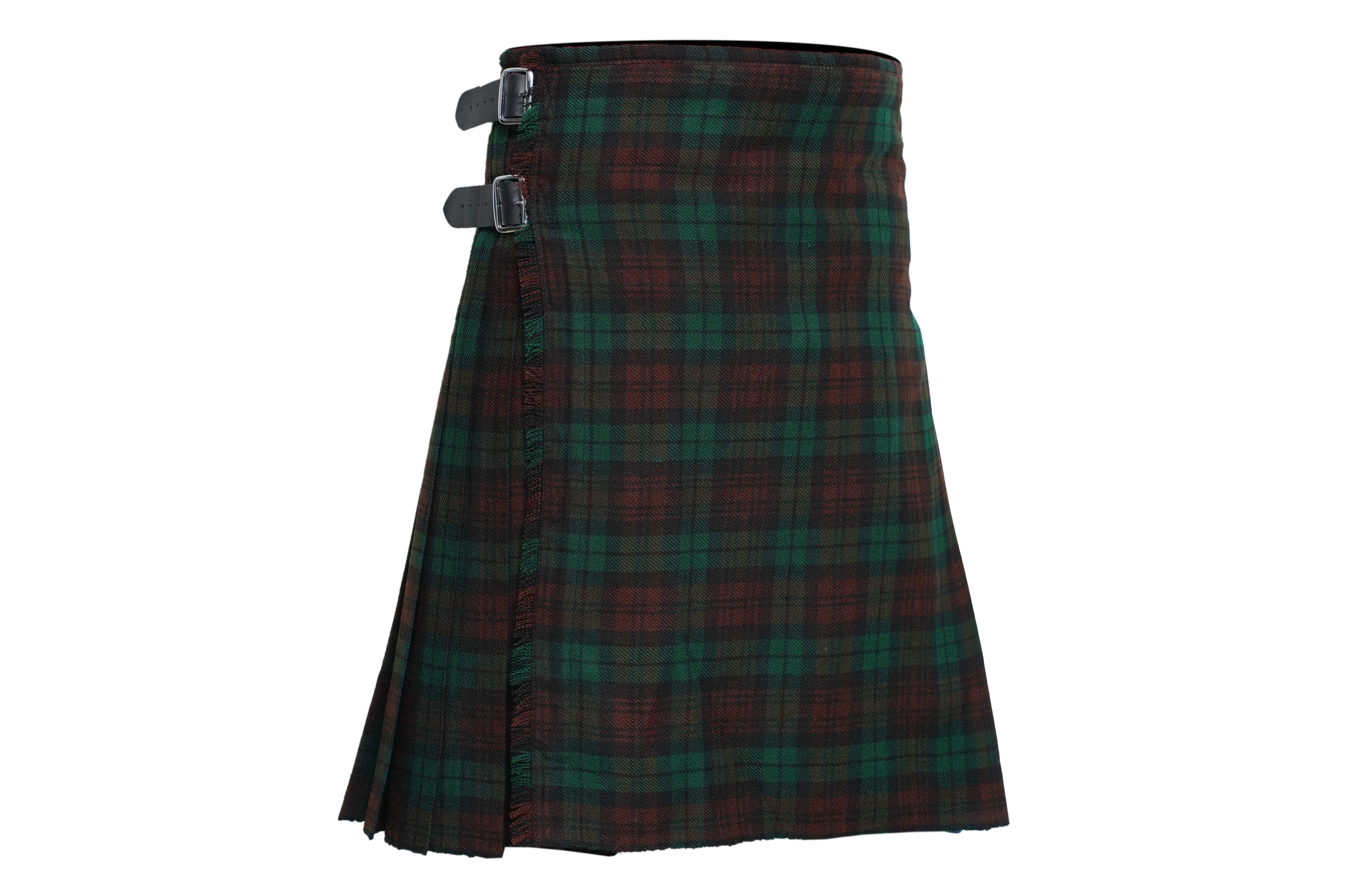 Men's 8 Yard Kilt for Men, Men's Deluxe Kilt, Scottish Tartan Kilt, Highland Wedding Kilt, Brown Watch Kilt