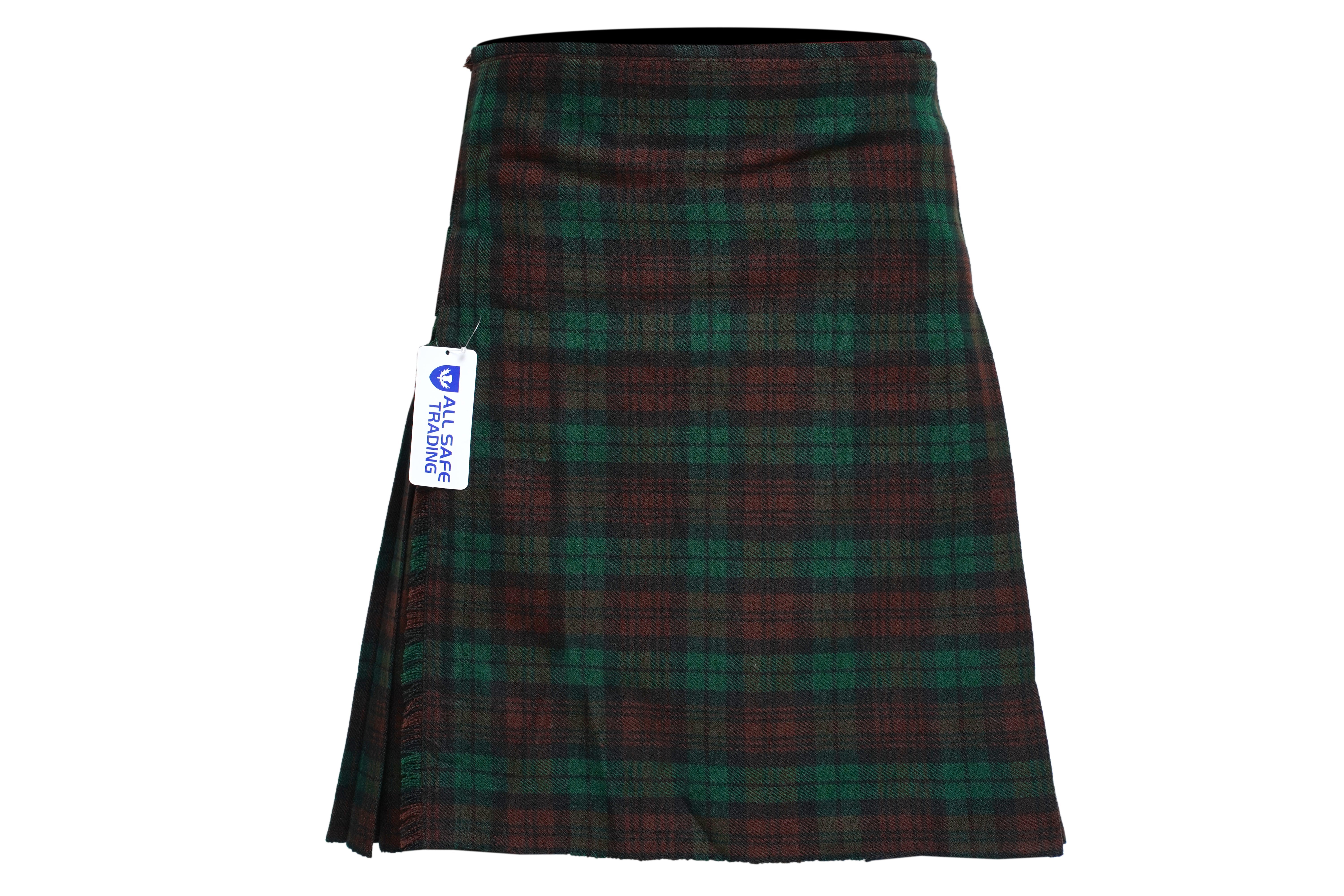 Men's 8 Yard Kilt for Men, Men's Deluxe Kilt, Scottish Tartan Kilt, Highland Wedding Kilt, Brown Watch Kilt