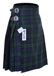 Men's 5 Yard Scottish Tartan Kilt, Highland Wedding Kilt, Black Watch Tartan Kilt