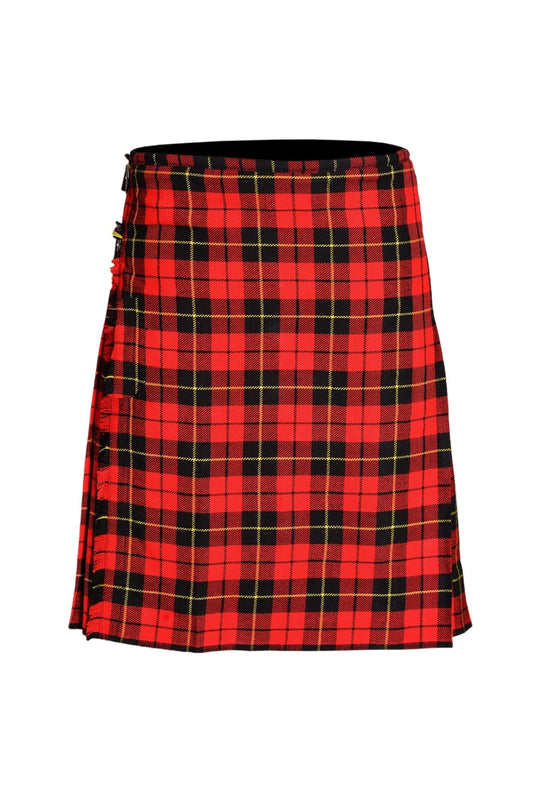 Scottish Traditional Tartan Kilt for Kids, Boys and Girls Toddler Kilts with Ease of Size - Wallace  Tartan