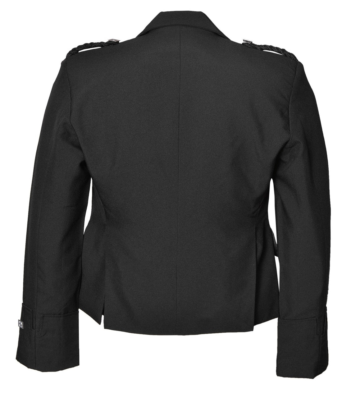 Scottish Black Argyle Kilt Jacket With Waistcoat/Vest - Sizes 36"- 54"