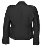 Scottish Black Argyle Kilt Jacket With Waistcoat/Vest - Sizes 36"- 54"