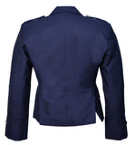 Scottish Blue Argyle Kilt Jacket With Waistcoat/Vest - Sizes 36"- 54"